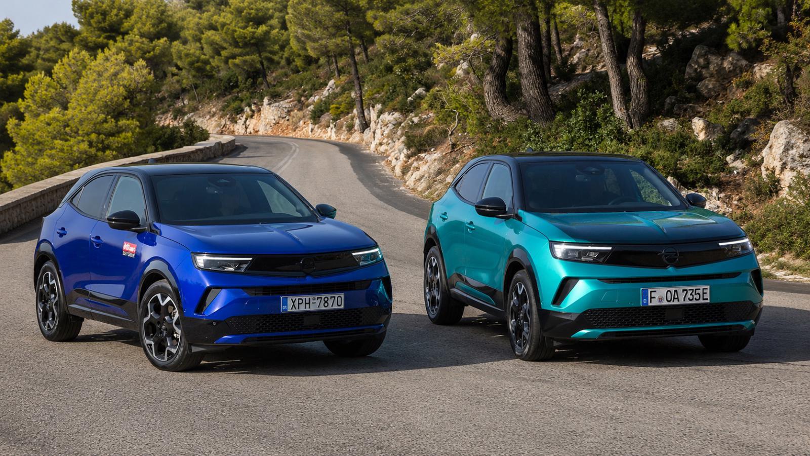 Opel Mokka vs Opel Mokka Electric Opel Mokka vs Opel Mokka Electric